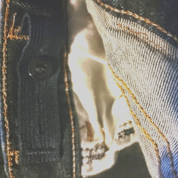 Wrangler Boys Classic Boot Jeans Adjustable Waist Band sz 12 Slim Dark Blue Nice - Picture 5 of 6